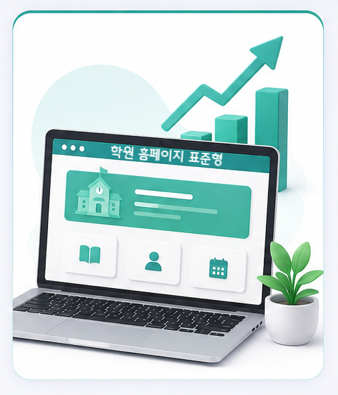 학원 홈페이지 표준형 가격